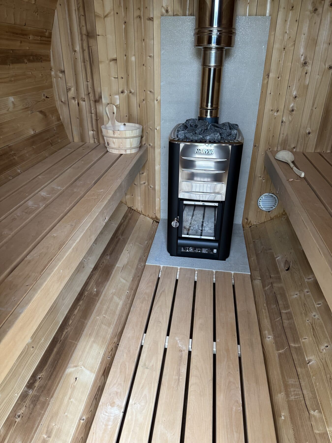 GreyHouse wood-fired sauna stove